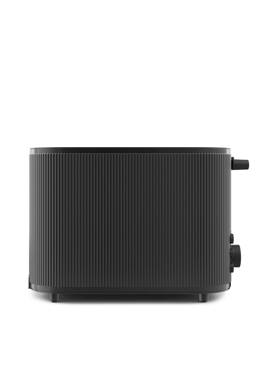 Bernadotte brødrister - Rustfri stål/sort